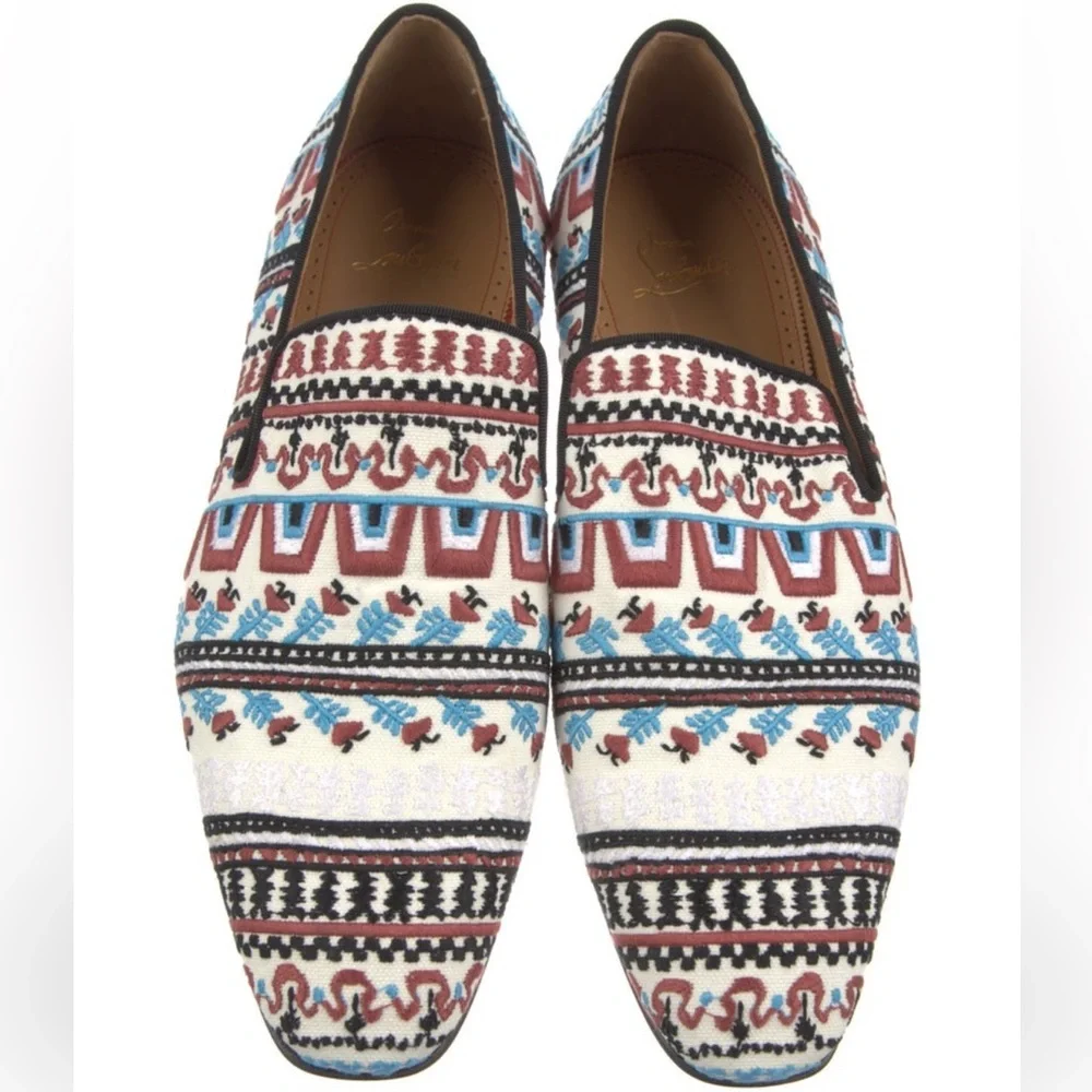 Christian Louboutin Printed Loafers - Picture 3 of 6